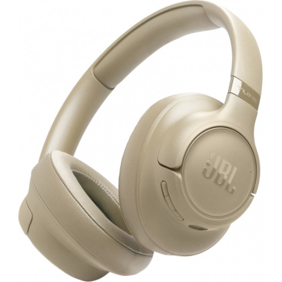 JBL Handsfree Bluetooth Multipoint Tune 730BT, Beige - (JBLT730BTBEG)