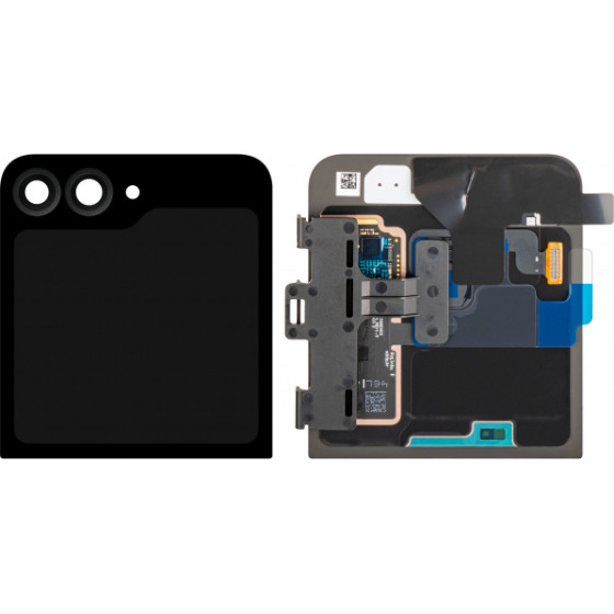 Samsung Lcd Display Module For Galaxy Z Flip7 Fe F761, Sub Outer, Black - (GH97-30985A)