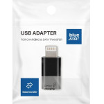 Blue Star Adapter Type C To Lightning - black