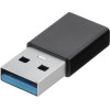 Blue Star Adapter Type C To Usb A 3.0 - black
