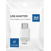 Blue Star Adapter Type C To Micro Usb - white
