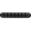 Blue Star PJ-OCZ8 Silicone self-Adhesive Organizer For 7 Cables - Black (1 pc.)