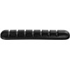 Blue Star PJ-OCZ8 Silicone self-Adhesive Organizer For 7 Cables - Black (1 pc.)