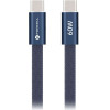 FORCELL Cable Usb C To Usb C F-Energy QC4.0 Pd 3A 60W Cafule Flat 1,2 CCFN23 m Dark blue