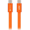 FORCELL Cable Usb C To Usb C F-Energy QC4.0 Pd 3A 60W Cafule Flat 1,2 m CCFN23 orange
