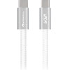 FORCELL Cable Usb C To Usb C F-Energy QC4.0 Pd 3A 60W Cafule Flat 1,2 m CCFN23 white