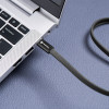 FORCELL Cable Usb C To Usb C F-Energy QC4.0 Pd 5A 100W Cafule Flat 1,2 m CCFN23 black