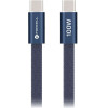 FORCELL Cable Usb C To Usb C F-Energy QC4.0 Pd 5A 100W Cafule Flat 1,2 m CCFN23 Dark blue