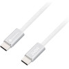FORCELL Cable Usb C To Usb C F-Energy QC4.0 Pd 5A 240W Cafule Flat 1,2m CCFN23 white