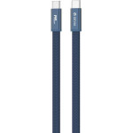 Devia Ultra3 usb-c Pd 240W Metal Woven Flat Fast Charging Cable 1,5 m blue