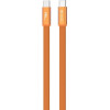 Devia Ultra3 usb-c Pd 240W Metal Woven Flat Fast Charging Cable 1,5 m orange
