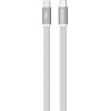 Devia Ultra3 usb-c Pd 240W Metal Woven Flat Fast Charging Cable 1,5 m white