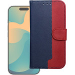 Flip Case For Iphone 17 Pro Max Split Book Navy And Red OEM