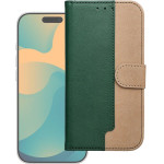 Flip Case For Iphone 17 Split Book Green And Gold OEM
