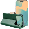 Flip Case For Iphone 17 Split Book Green And Gold OEM