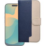 Flip Case For Iphone 17 Split Book Navy And Cream OEM