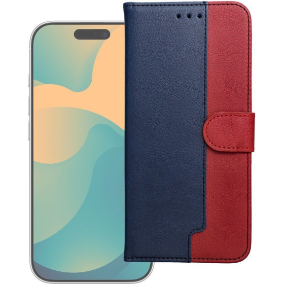 Flip Case For Samsung S26 Ultra Split Book Navy And Red OEM