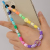 Ds Crystal �������� ������� ������� Phone Strap Jewelry 24cm Colorful Heart