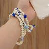Ds Crystal ����� ������� ������� Phone Strap Jewelry 80cm Blue Star