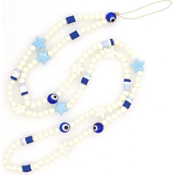Ds Crystal ����� ������� ������� Phone Strap Jewelry 80cm Blue Star