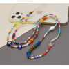 Ds Crystal ����� ������� ������� Phone Strap Jewelry 80cm Colorful Butterfly