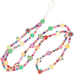 Ds Crystal ����� ������� ������� Phone Strap Jewelry 80cm Colorful Fruit