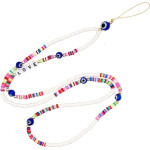 Ds Crystal ����� ������� ������� Phone Strap Jewelry 80cm Colorful Love