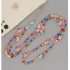Ds Crystal ����� ������� ������� Phone Strap Jewelry 80cm Colorful Smile
