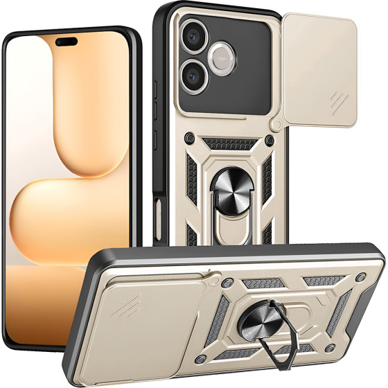 Techsuit - Camshield Series - Honor 600 Lite - Gold