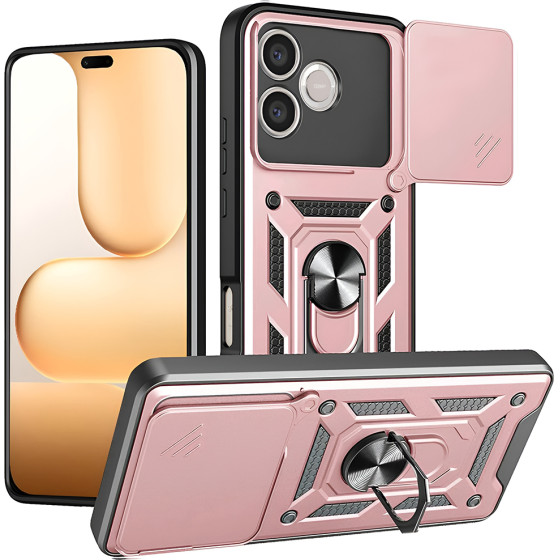 Techsuit - Camshield Series - Honor 600 Lite - Rose Gold
