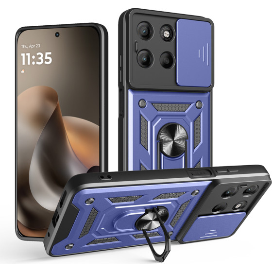 Techsuit - Camshield Series - Motorola Moto G77 / G67 - Blue