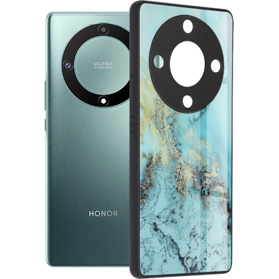 Techsuit - Glaze Series - Honor Magic5 Lite - Blue Ocean