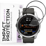 Techsuit - Nano Flex (2 pack) - Garmin Fenix 7S Pro Solar - Black