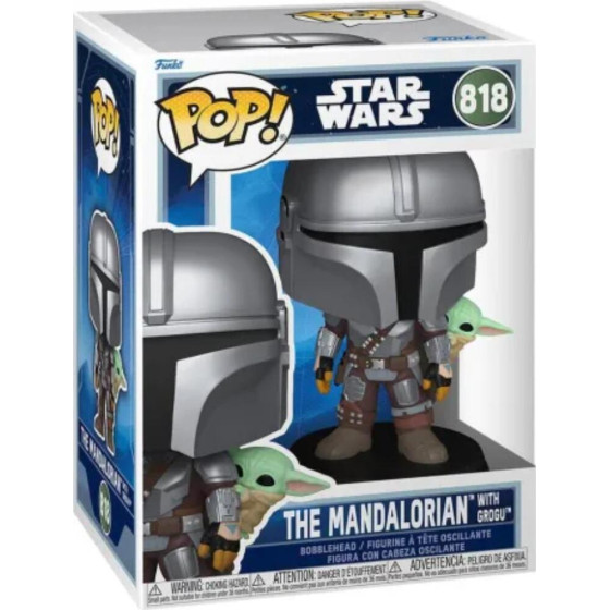 Funko Pop! TV: Star Wars - The Mandalorian With Grogu #818 - (04438)