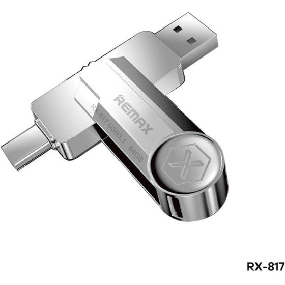 Remax RX-817 2-in-1 Usb Flash Drive 256GB Usb 3.1 / USB-C �����