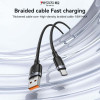 Yesido ������� CA132C Braided USB-A �� Type-C 18W 1.2m �����