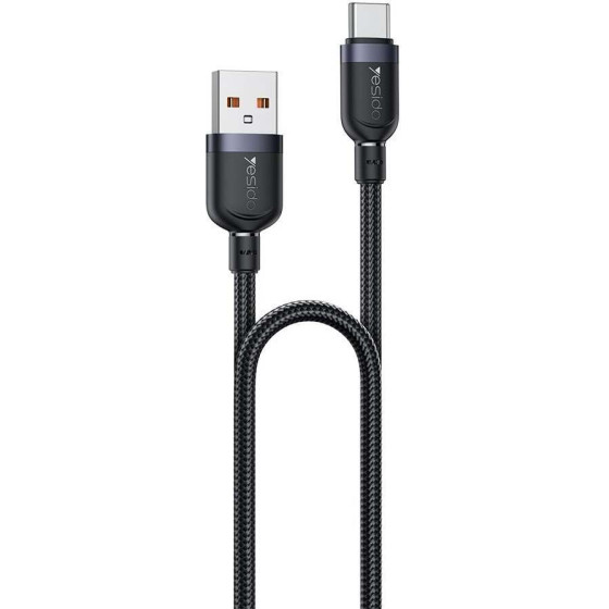 Yesido ������� CA132C Braided USB-A �� Type-C 18W 1.2m �����