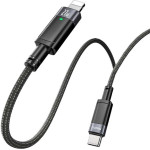 Yesido ������� CA159 Braided Type-C �� Lightning 27W �� �������� ���������� 1.2m �����