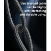 Yesido ������� CA189 Braided Type-C �� Lightning 27W 1.2m �����