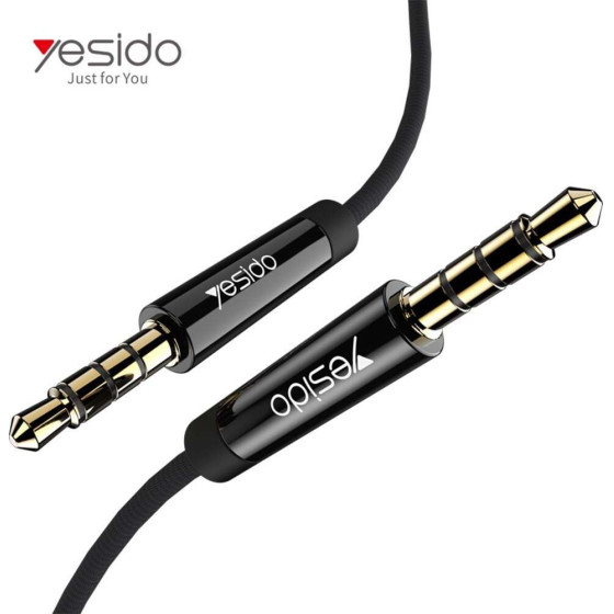Yesido YAU14 ������� Aux Nylon Braided 3.5mm Male - 3.5mm Male 1m �����