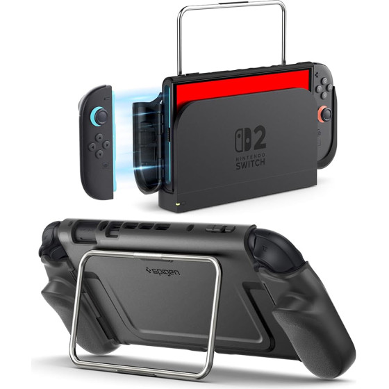 Spigen - Protective Case Dual Grip Pro - For Nintendo Switch 2 - Black - (ACS10196)