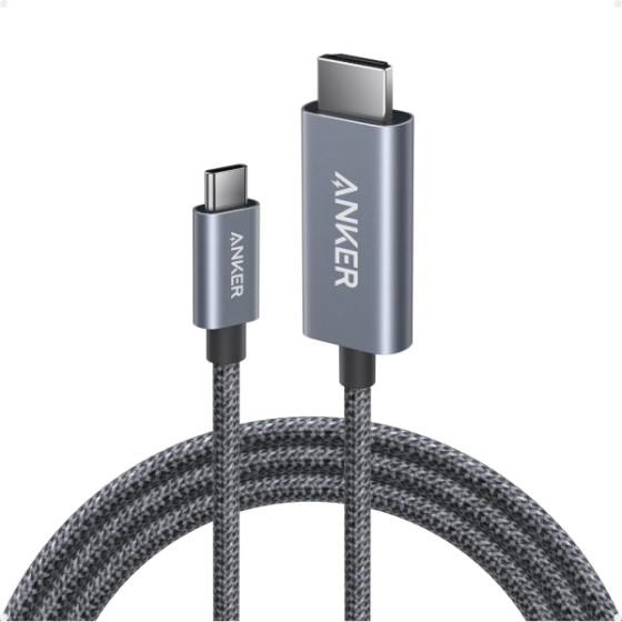 Anker USB-C To Hdmi Video Cable Nano, 1.8m, Grey - (A87E0H12)