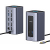 Baseus Hub 12in1 Nomos NU1 Air Mac Docking station, Type-C /grey/ - B0114400