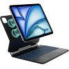 Typecase Edge Case with Keyboard for iPad Pro 11 2024/2025 carbon fiber - (KB206-110P-D-CBK-BLK-B-US-V5B)