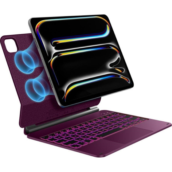 Typecase Edge Keyboard Case for iPad Pro 11 (2024/2025) - Raspberry - (KB206-110P-D-RBY-RBY-B-US-V5B)