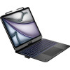 Typecase Flexbook Touch Case with Keyboard for iPad Air 13 M2 2024 / M3 2025 / M4 2026 grey - (KB201T-129-C-BLK-BLK-B-US-V4)