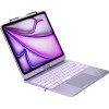 Typecase Flexbook Touch Case with Keyboard for iPad Air 13 M2 2024 / M3 2025 / M4 2026 light purpl - (KB201T-129-C-LPU-WHT-B-US-V4)