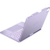Typecase Flexbook Touch Case with Keyboard for iPad Air 13 M2 2024 / M3 2025 / M4 2026 light purpl - (KB201T-129-C-LPU-WHT-B-US-V4)