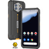 ONERugged Smartphone P1, 6.56'', 8/128GB, 5800mAh, IP68/MIL-Std 810H/Atex Zone 2, ����� - (OR-P1-BK)