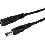 Powertech ������� ���������� ����������� 5.5x2.1mm, 1.5m, ����� - (CAB-H196)